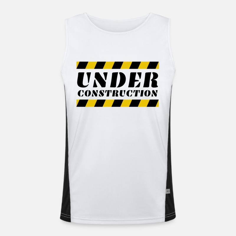 Under Construction Men's Functional Contrast Tank Top 