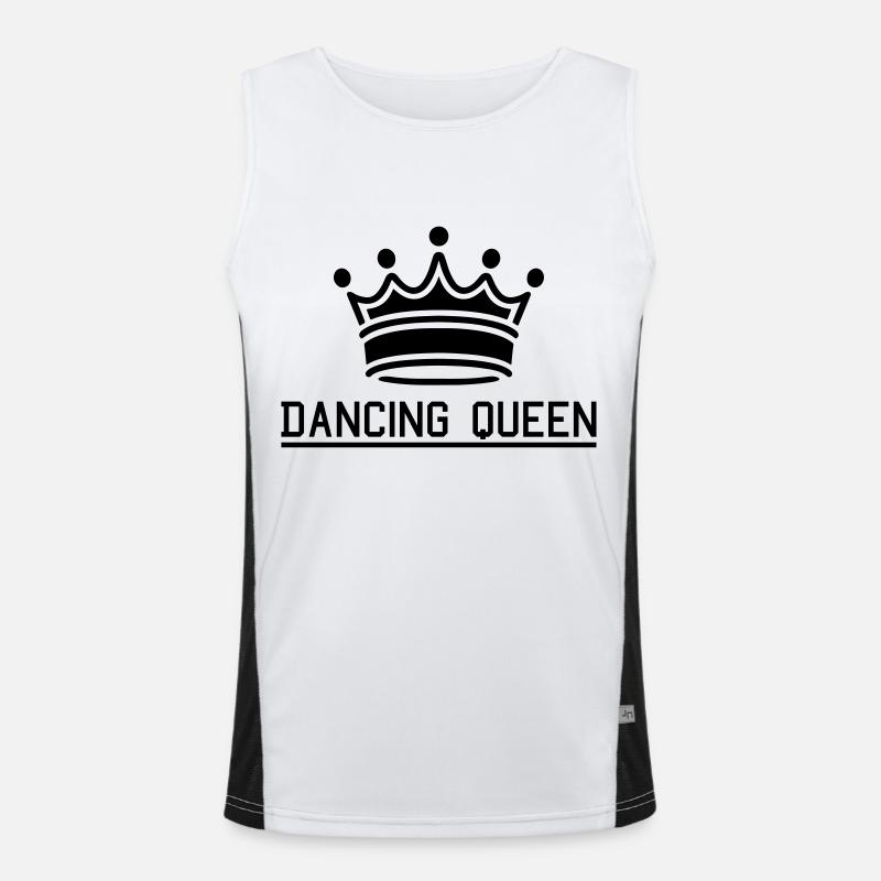 dancing_queen_1 Funktionelles Kontrast-Tank Top für Männer 