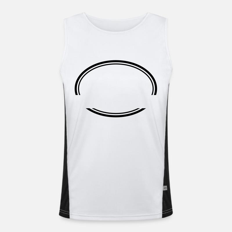 Circuit open Men's Functional Contrast Tank Top 
