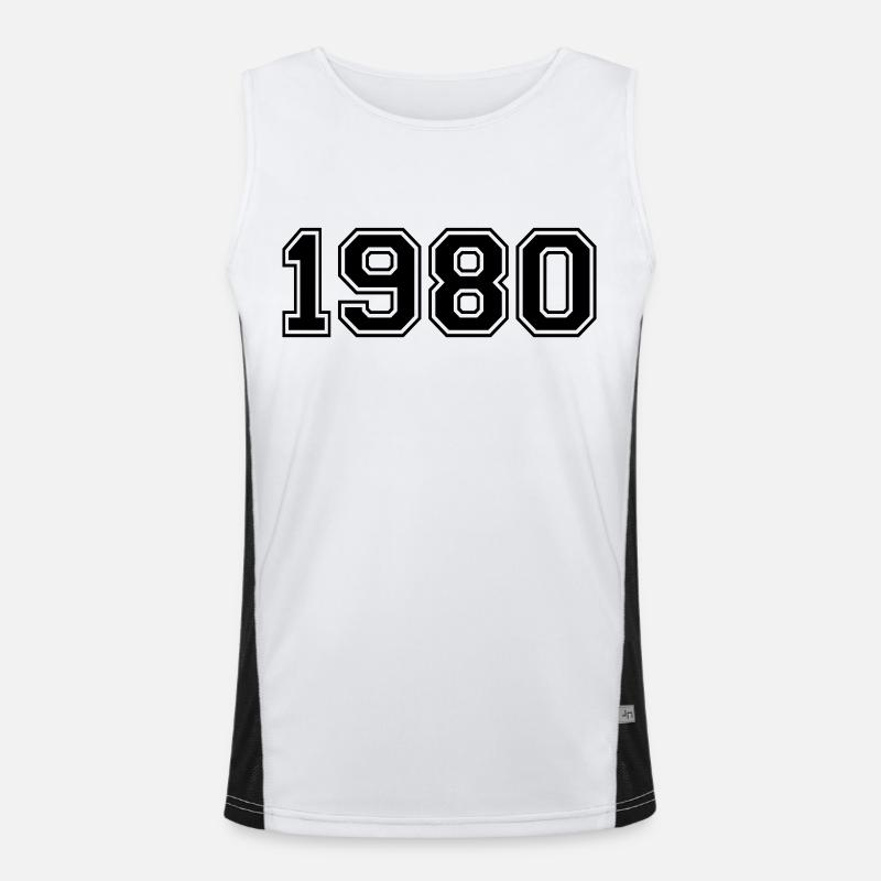 1980 Débardeur respirant contrasté Homme 