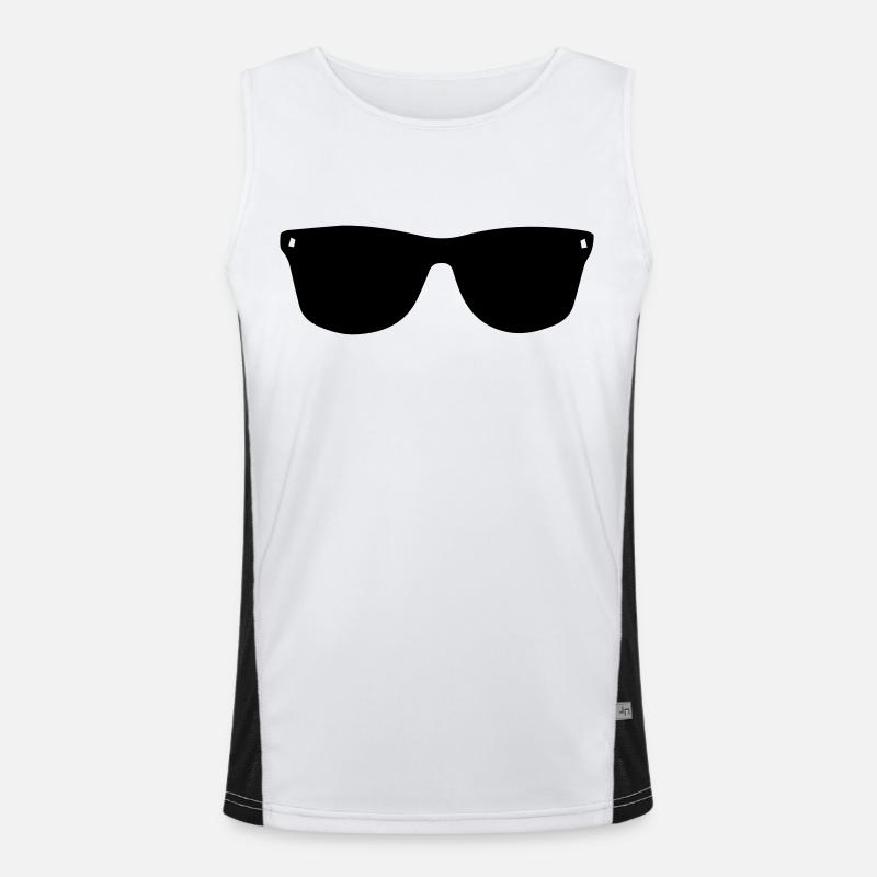 retro Men's Functional Contrast Tank Top 
