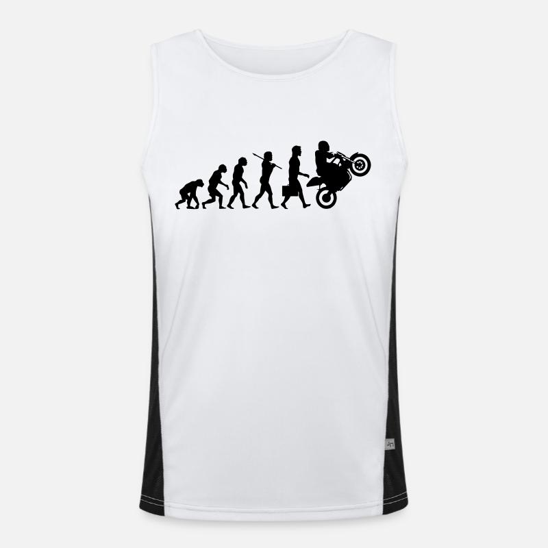 Evolution Motard Débardeur respirant contrasté Homme 