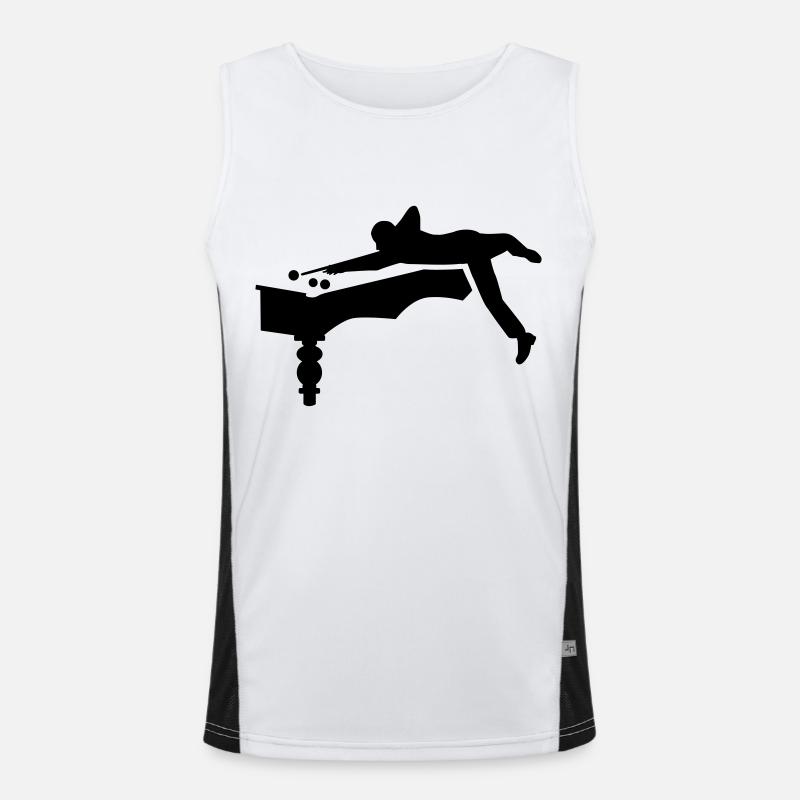 Pool billards Men's Functional Contrast Tank Top 