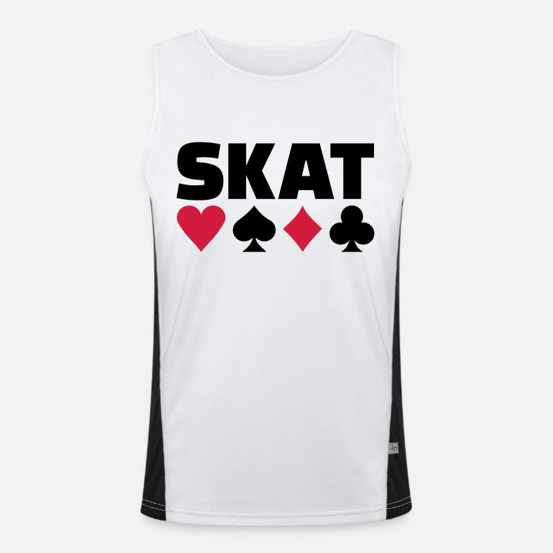 Skat Funktionelles Kontrast-Tank Top für Männer 
