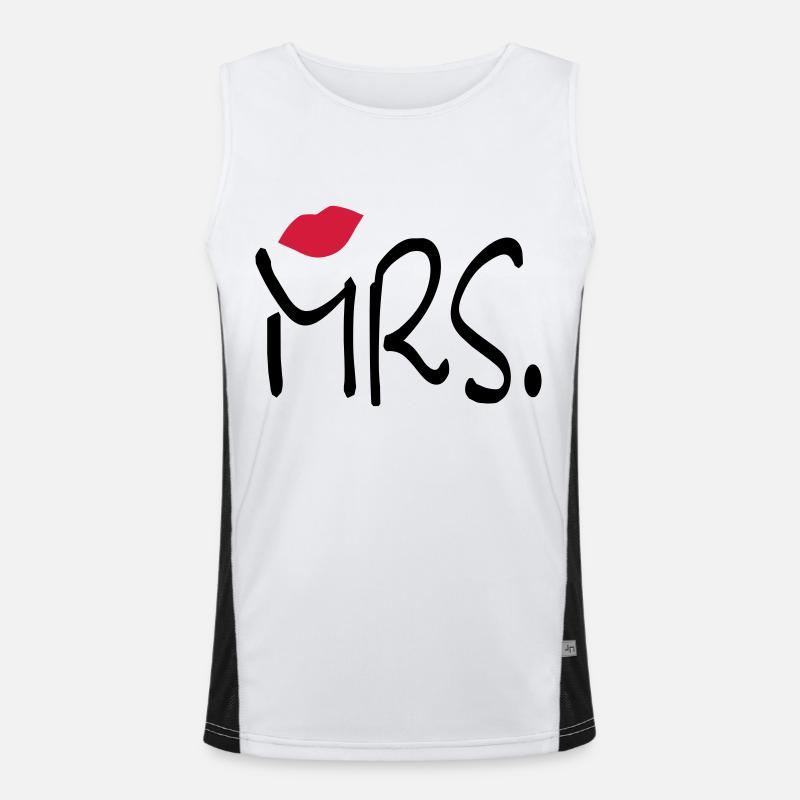 mrs_b Funktionelles Kontrast-Tank Top für Männer 
