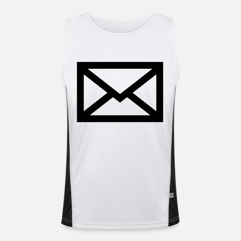 Brief Funktionelles Kontrast-Tank Top für Männer 