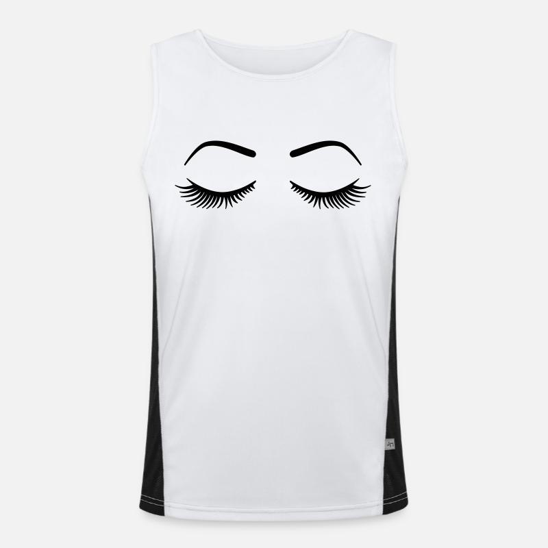 Cils Débardeur respirant contrasté Homme 