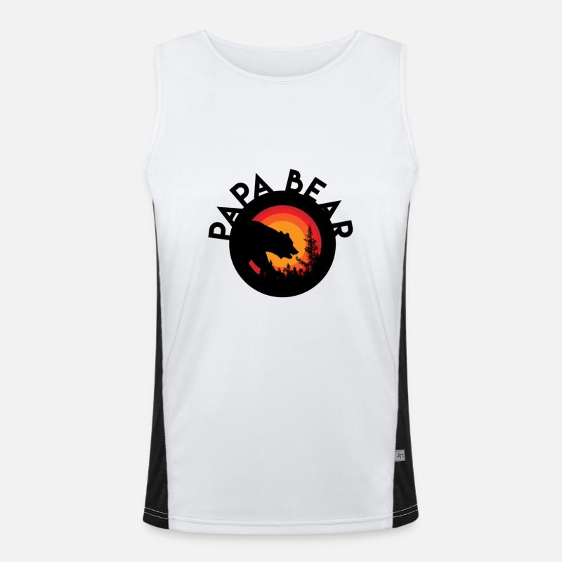 Papa Ours Débardeur respirant contrasté Homme 