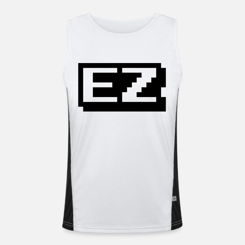 EZ Simple Game Men's Functional Contrast Tank Top 