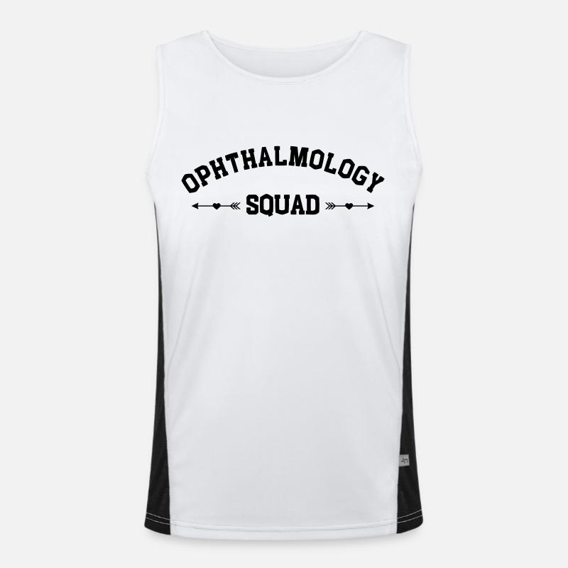 Ophthalmology Squad Men's Functional Contrast Tank Top 