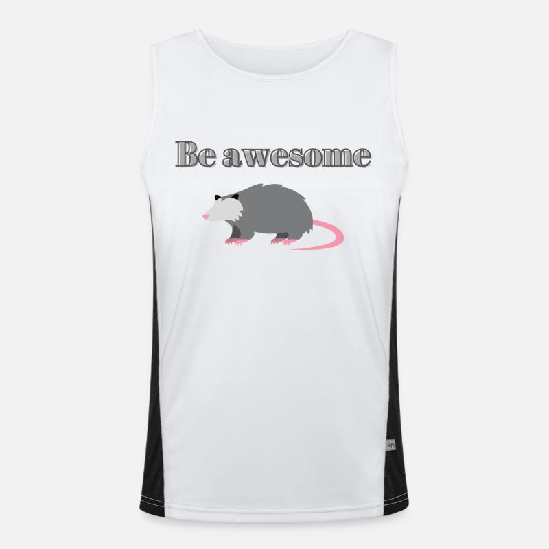 Awesome possum Débardeur respirant contrasté Homme 