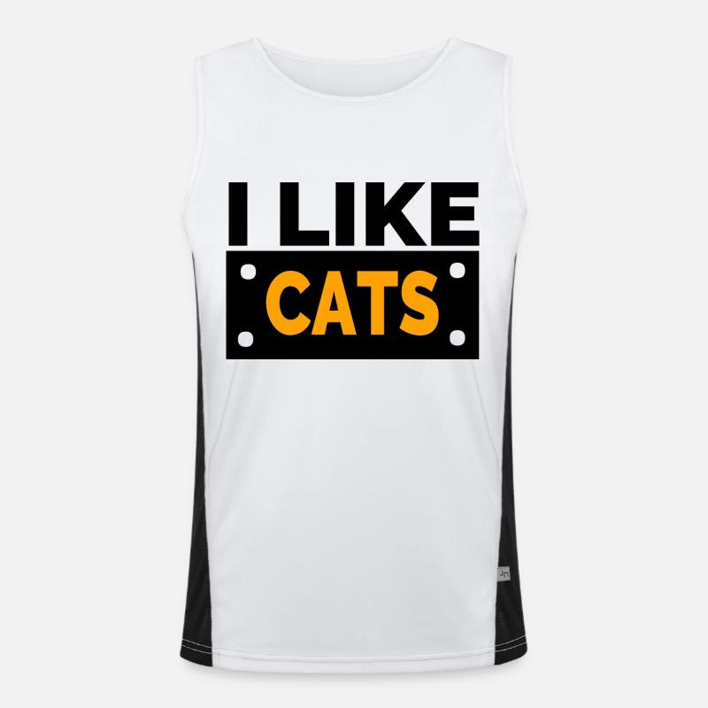 Feline Men's Functional Contrast Tank Top 