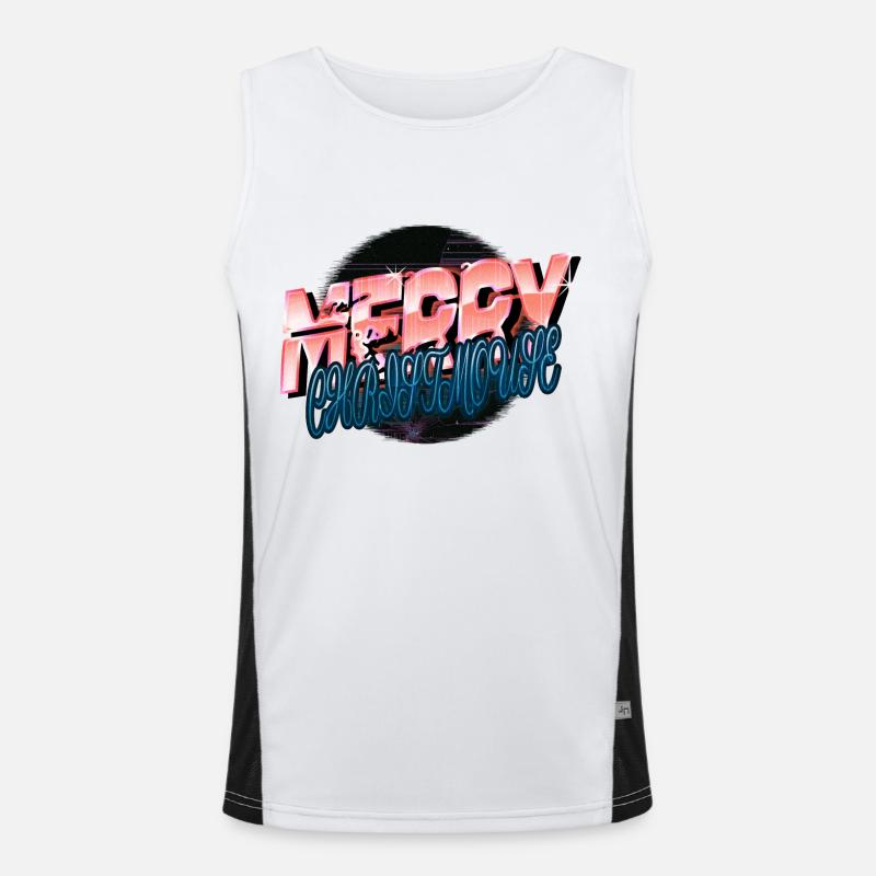 Ordinateur Bodybuilding Dinosaur Fan Comic Beards Débardeur respirant contrasté Homme 