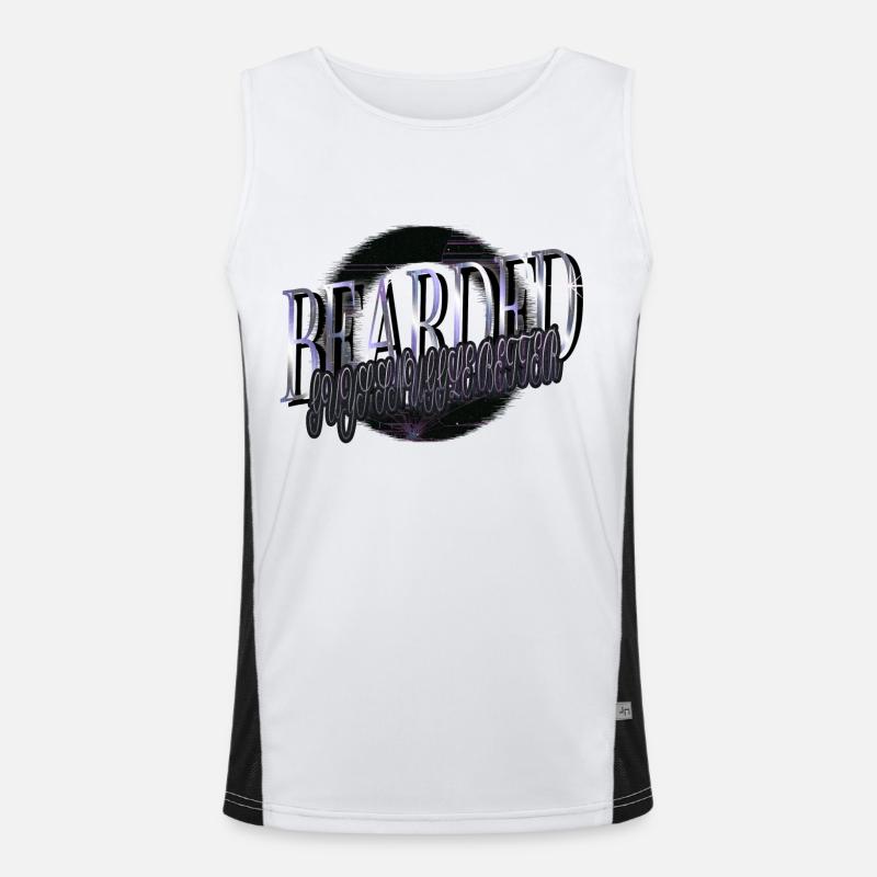 chubby chaser jokes beard lover wizard whitebeard Funktionelles Kontrast-Tank Top für Männer 
