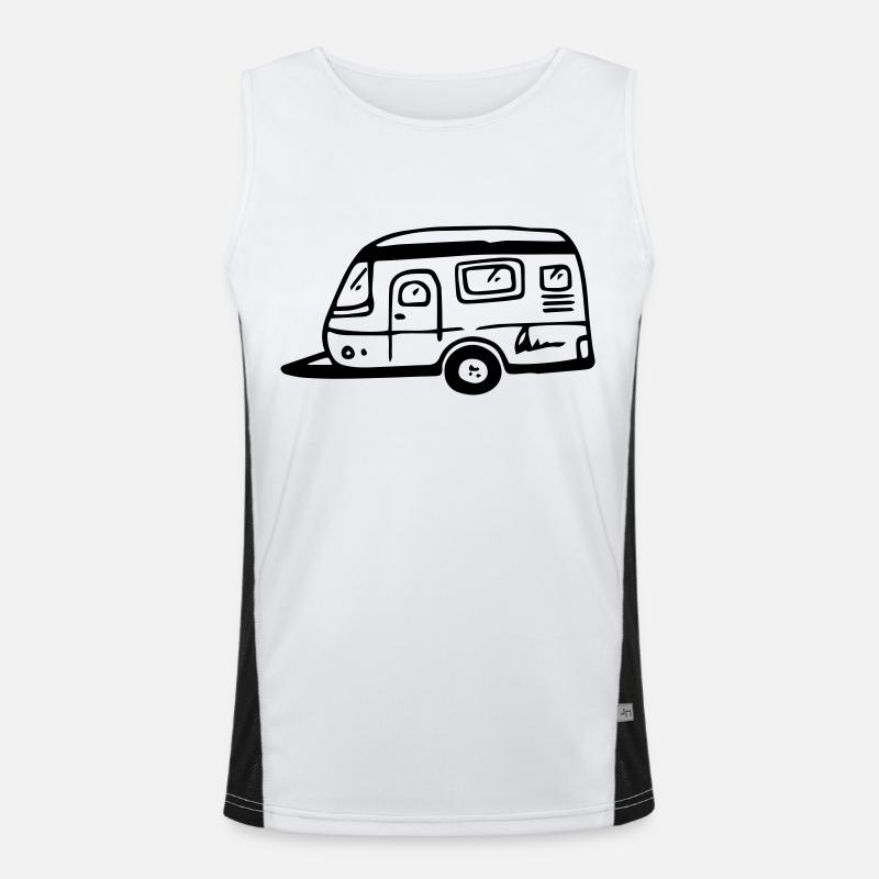 Caravan Camping Caravan Men's Functional Contrast Tank Top 