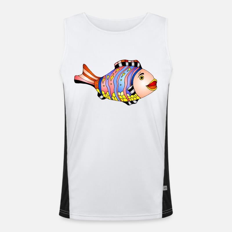 Poisson Débardeur respirant contrasté Homme 