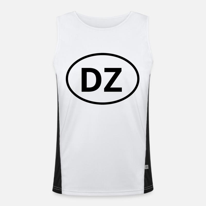DZ Algeria Men's Functional Contrast Tank Top 