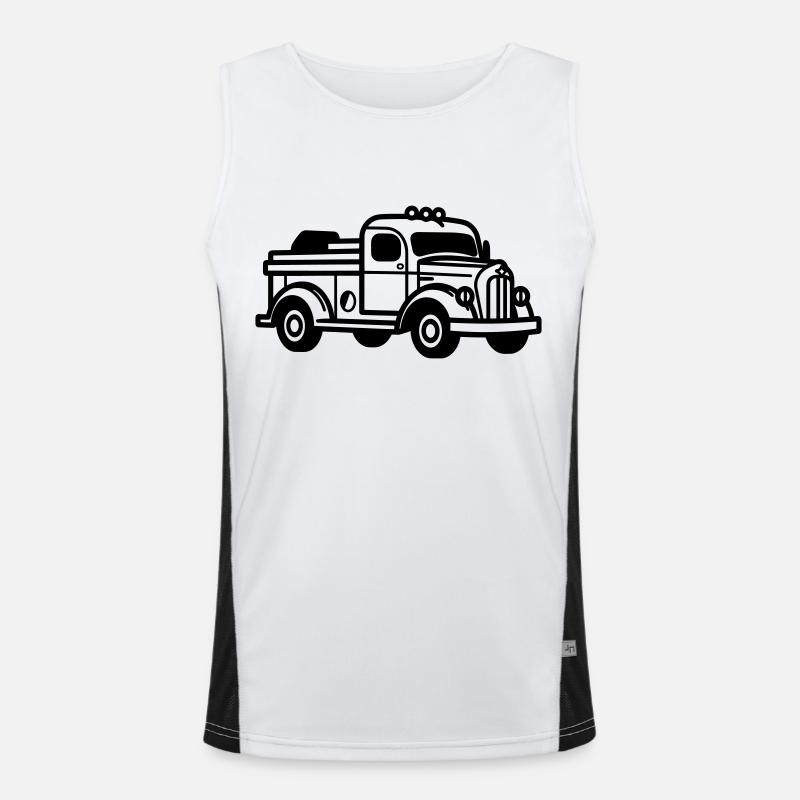 Camion de pompier Débardeur respirant contrasté Homme 