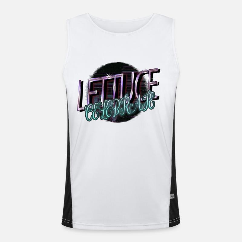 under the tree present idea funny sayings Funktionelles Kontrast-Tank Top für Männer 