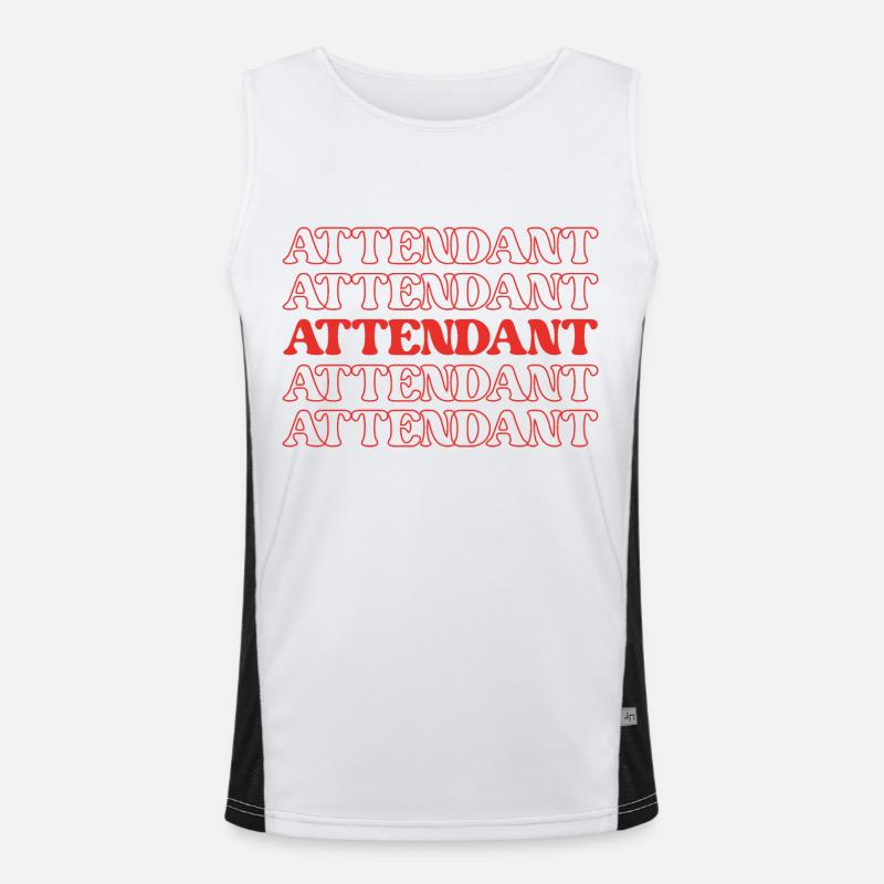 Préposé Préposé Aide Aide Domestique Débardeur respirant contrasté Homme 