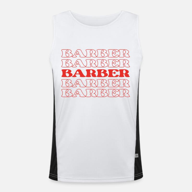 Coiffeur Coiffeur Coiffeur Coiffeur Coiffeur Débardeur respirant contrasté Homme 