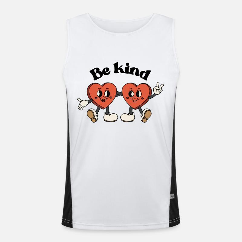 be kind Men's Functional Contrast Tank Top 