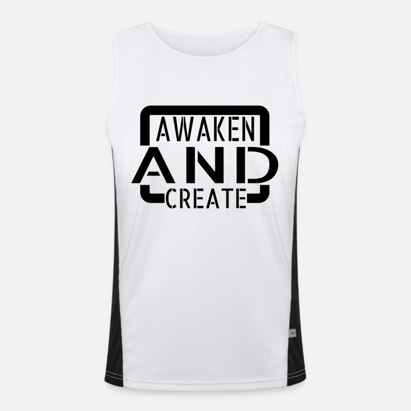 funny enlightenment practices statement Funktionelles Kontrast-Tank Top für Männer 