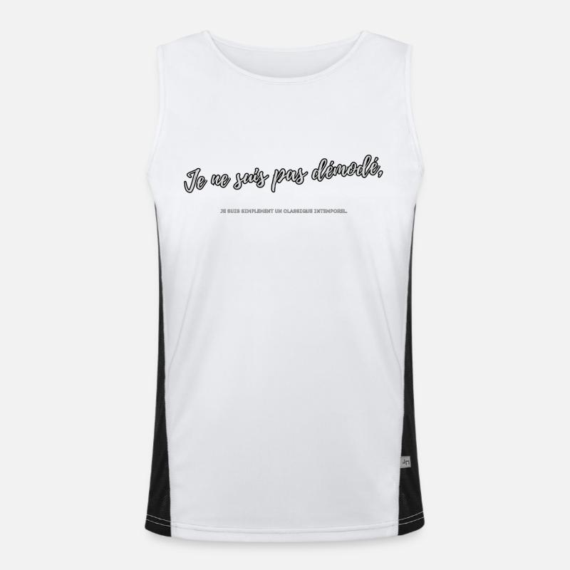 Altmodisch Funktionelles Kontrast-Tank Top für Männer 