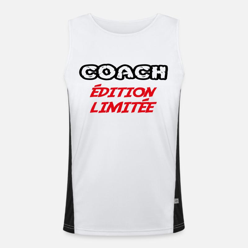 COACH Limitierte Auflage Funktionelles Kontrast-Tank Top für Männer 