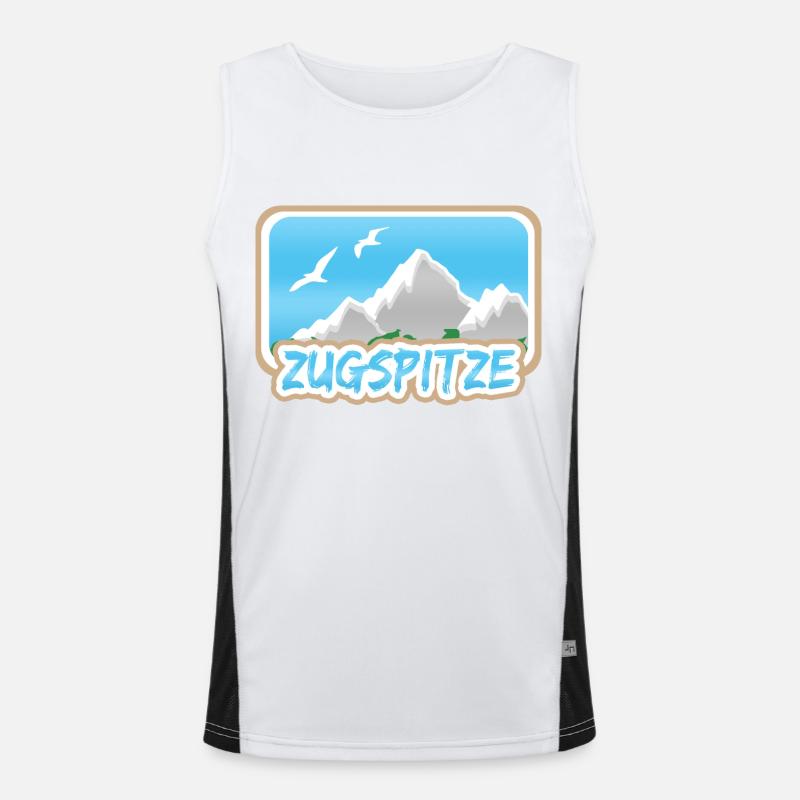 Zugspitze Men's Functional Contrast Tank Top 