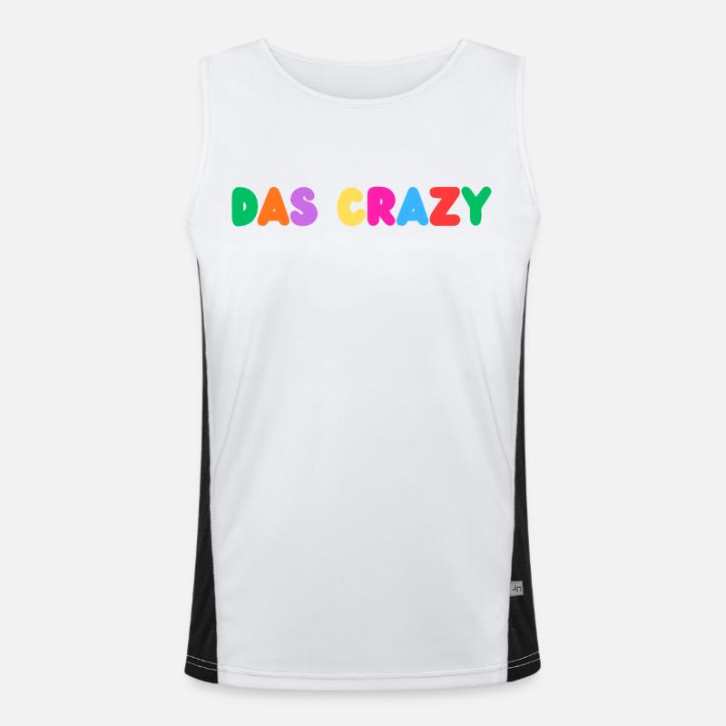 Das Crazy Funktionelles Kontrast-Tank Top für Männer 