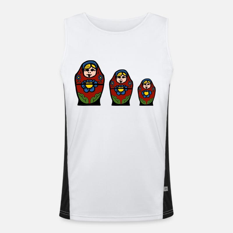 matryoshka Men's Functional Contrast Tank Top 