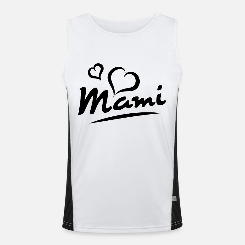 Mami Funktionelles Kontrast-Tank Top für Männer 