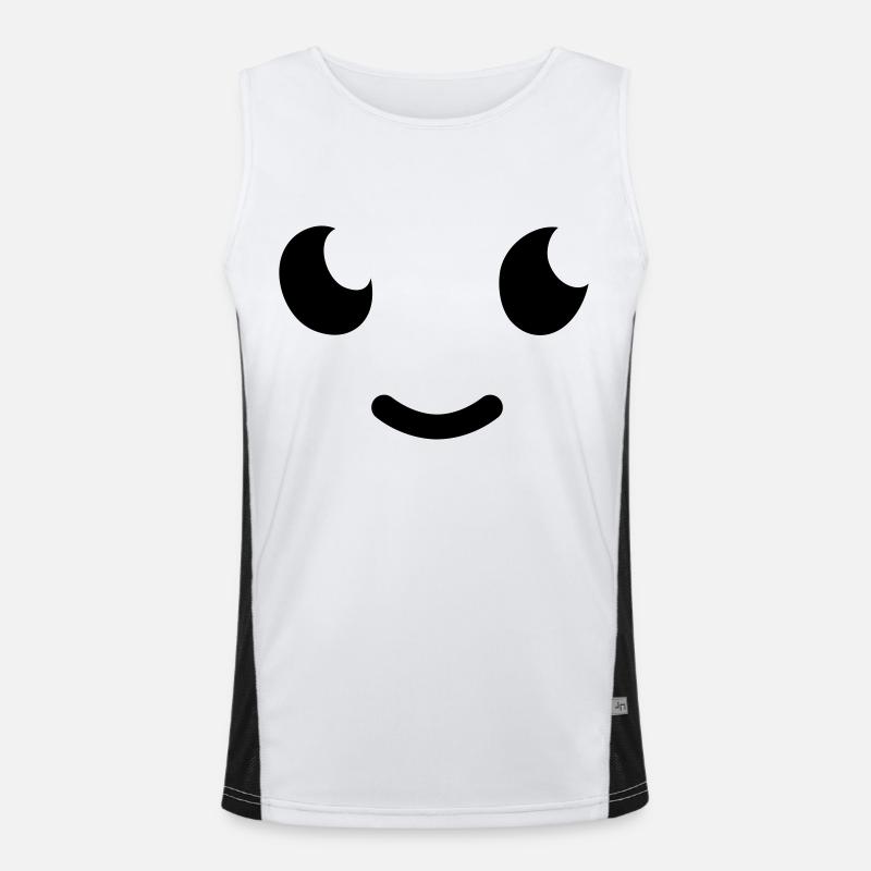 Sweet eyes Men's Functional Contrast Tank Top 
