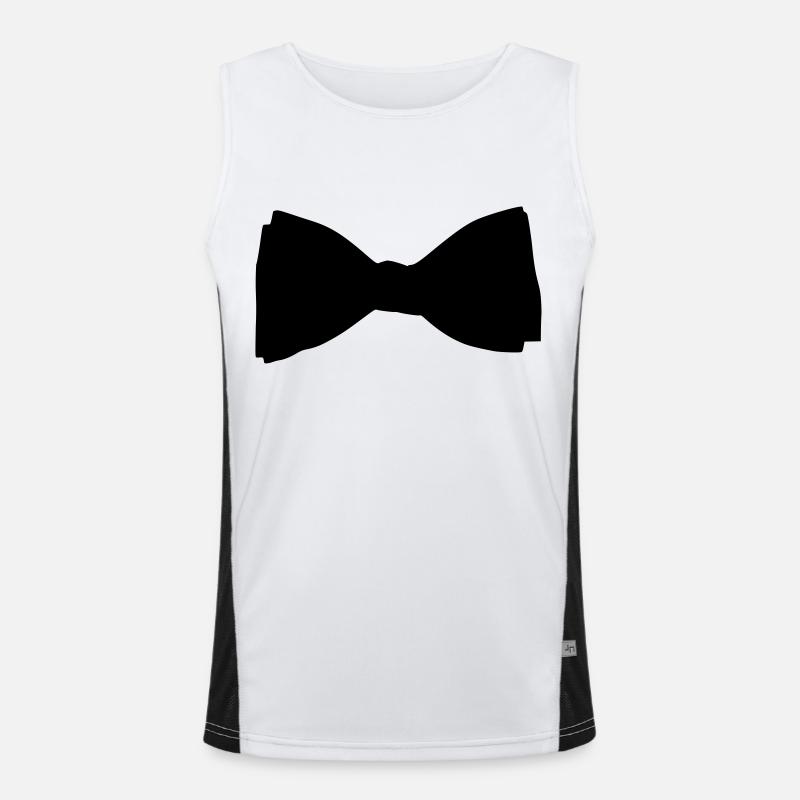 Fliege Funktionelles Kontrast-Tank Top für Männer 