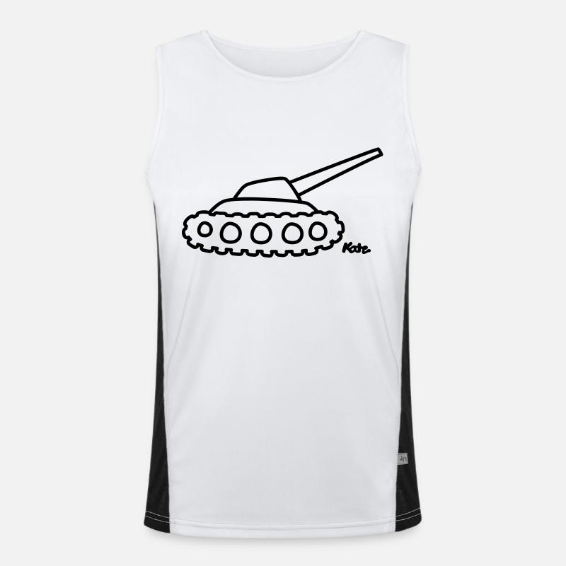 Panzer Men's Functional Contrast Tank Top 