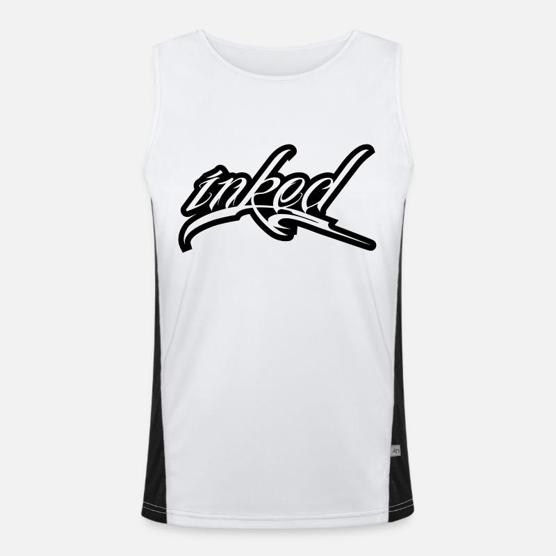 inked Men's Functional Contrast Tank Top 