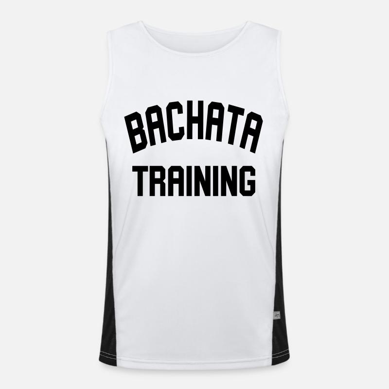 Bachata Training - Dance Shirt Funktionelles Kontrast-Tank Top für Männer 