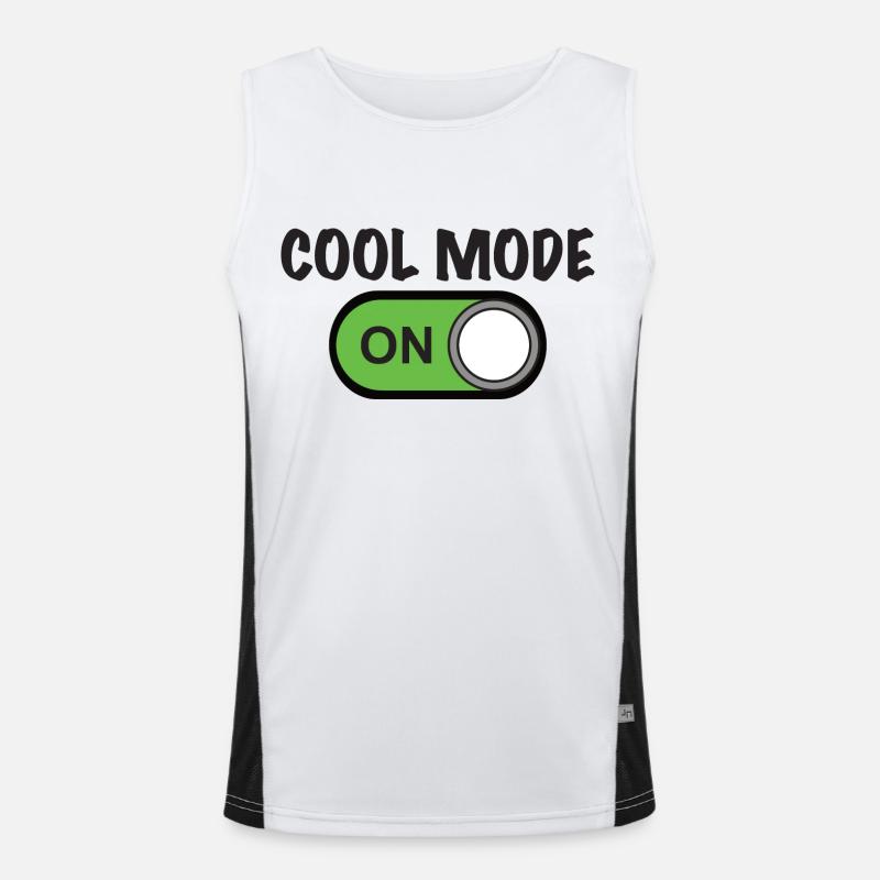 COOL MODE ON Men's Functional Contrast Tank Top 