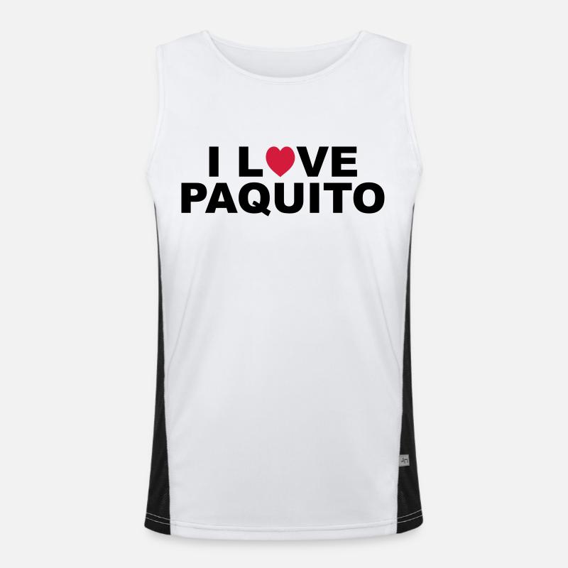 love paquito Débardeur respirant contrasté Homme 