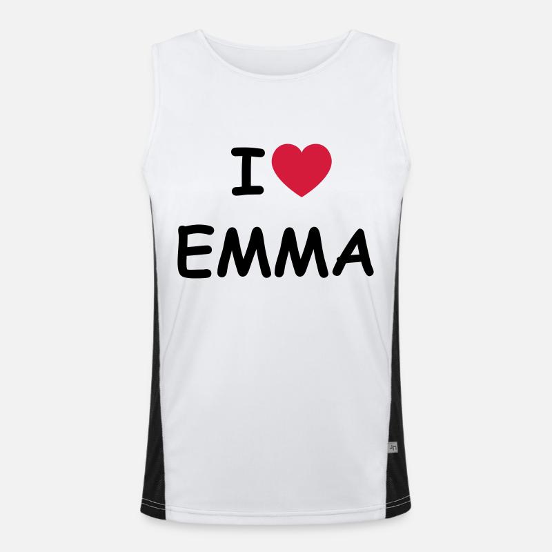 J'aime Emma Débardeur respirant contrasté Homme 
