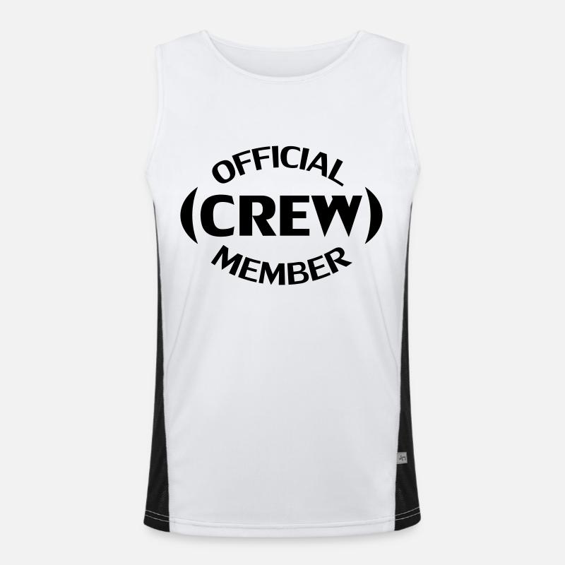 Crew Member Men's Functional Contrast Tank Top 