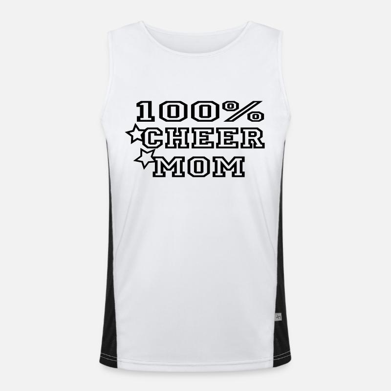 cheermom Funktionelles Kontrast-Tank Top für Männer 