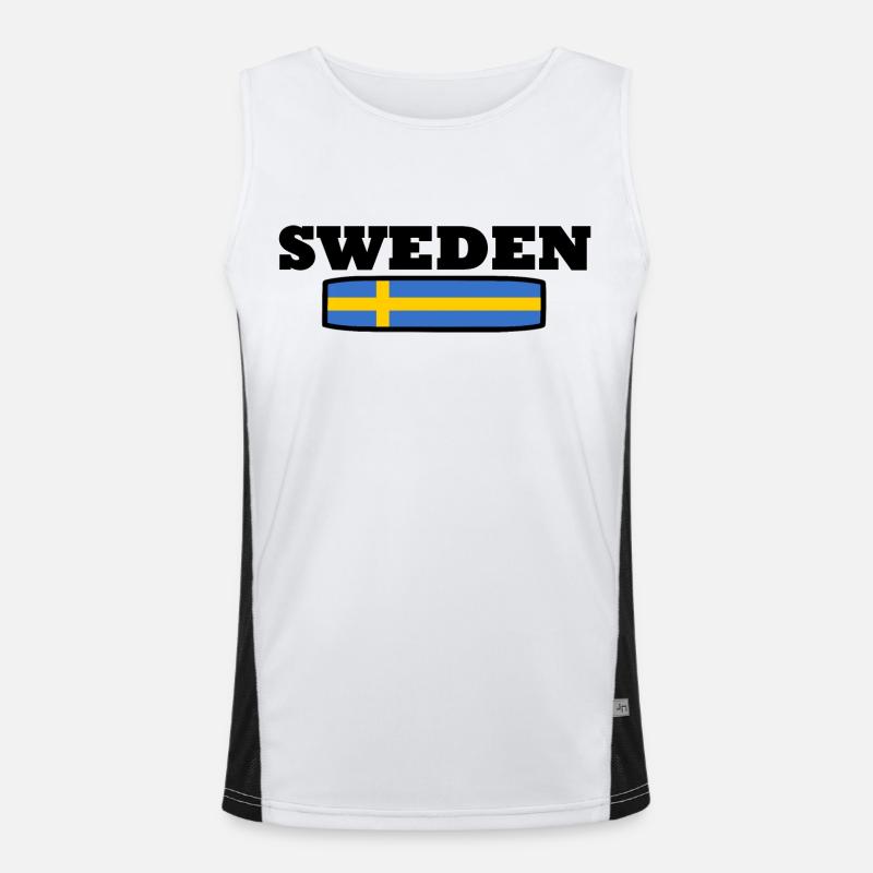 SWEDEN Men's Functional Contrast Tank Top 