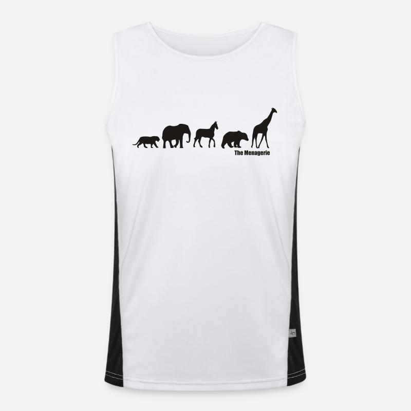 Karavane Funktionelles Kontrast-Tank Top für Männer 