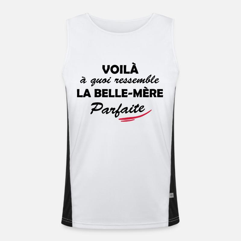 belle-mère parfaite Débardeur respirant contrasté Homme 
