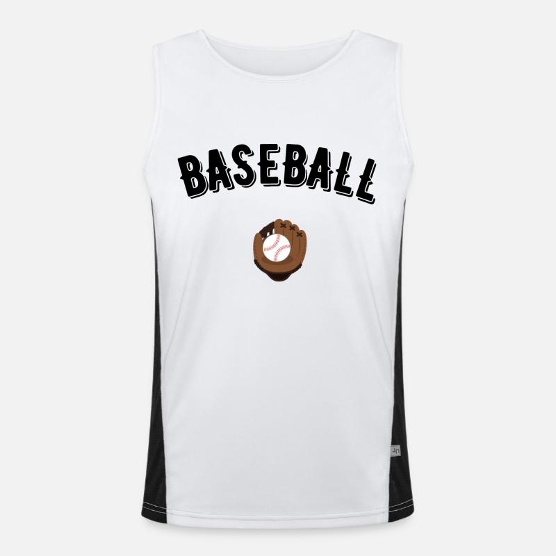 baseball Débardeur respirant contrasté Homme 