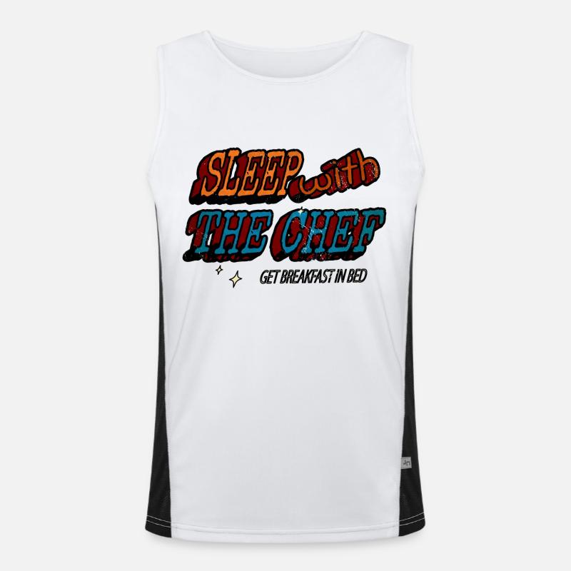 Statement Pirate Chef Cool Chef Curry Chef Puns Men's Functional Contrast Tank Top 