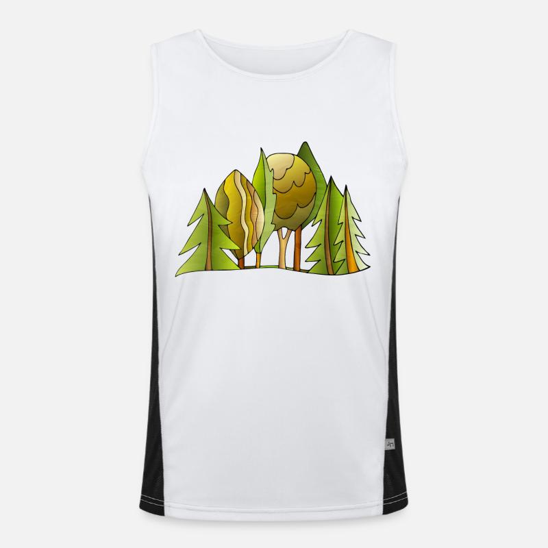 Arbre Débardeur respirant contrasté Homme 