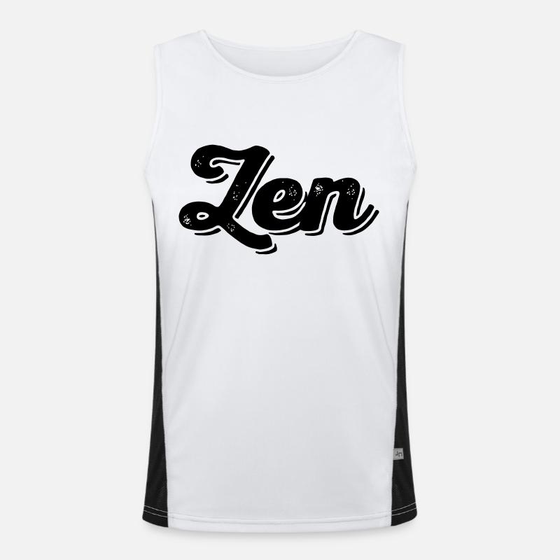 Zen Funktionelles Kontrast-Tank Top für Männer 